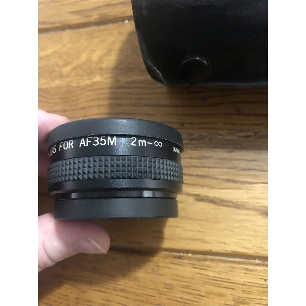 Amcam 508 Telephoto & Wide Angle Lens Kit for Canon AF35M - With Case & Covers